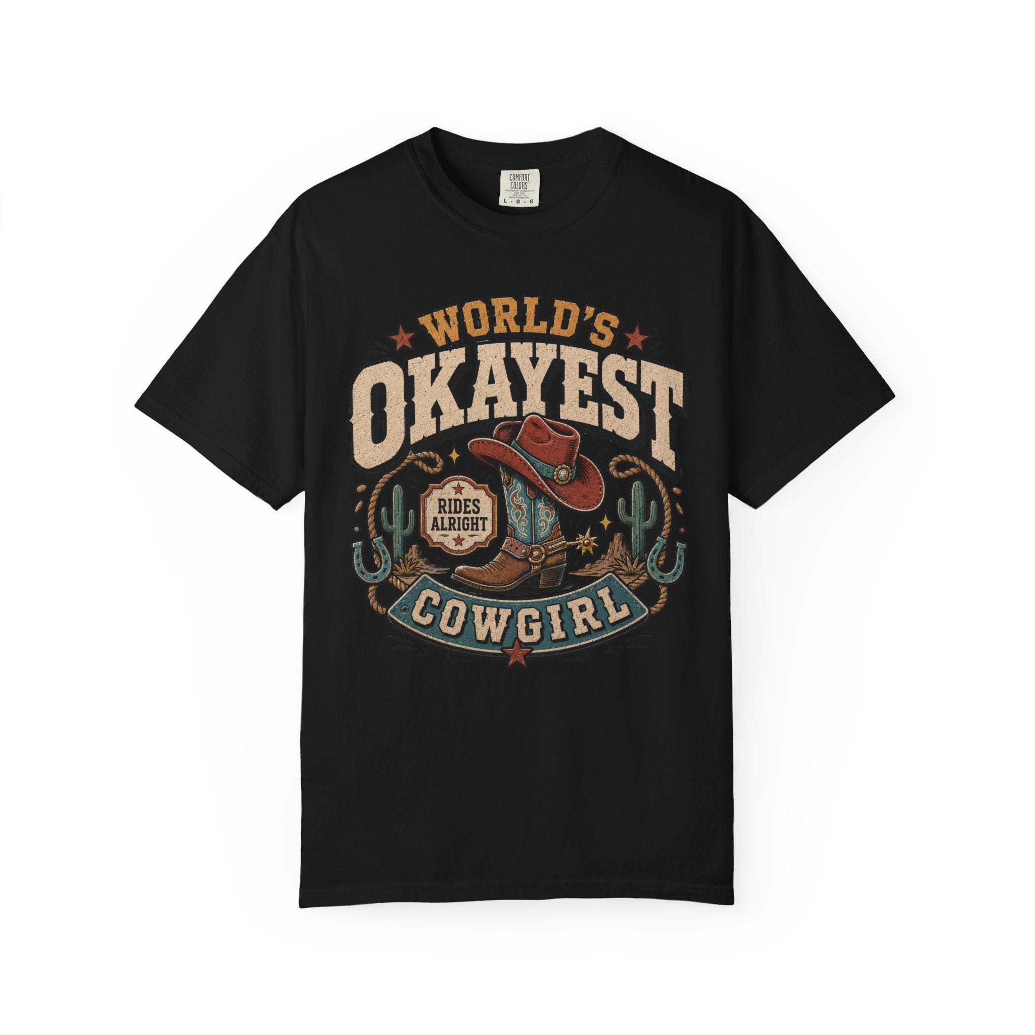 Worlds Okayest Cowgirl Boot