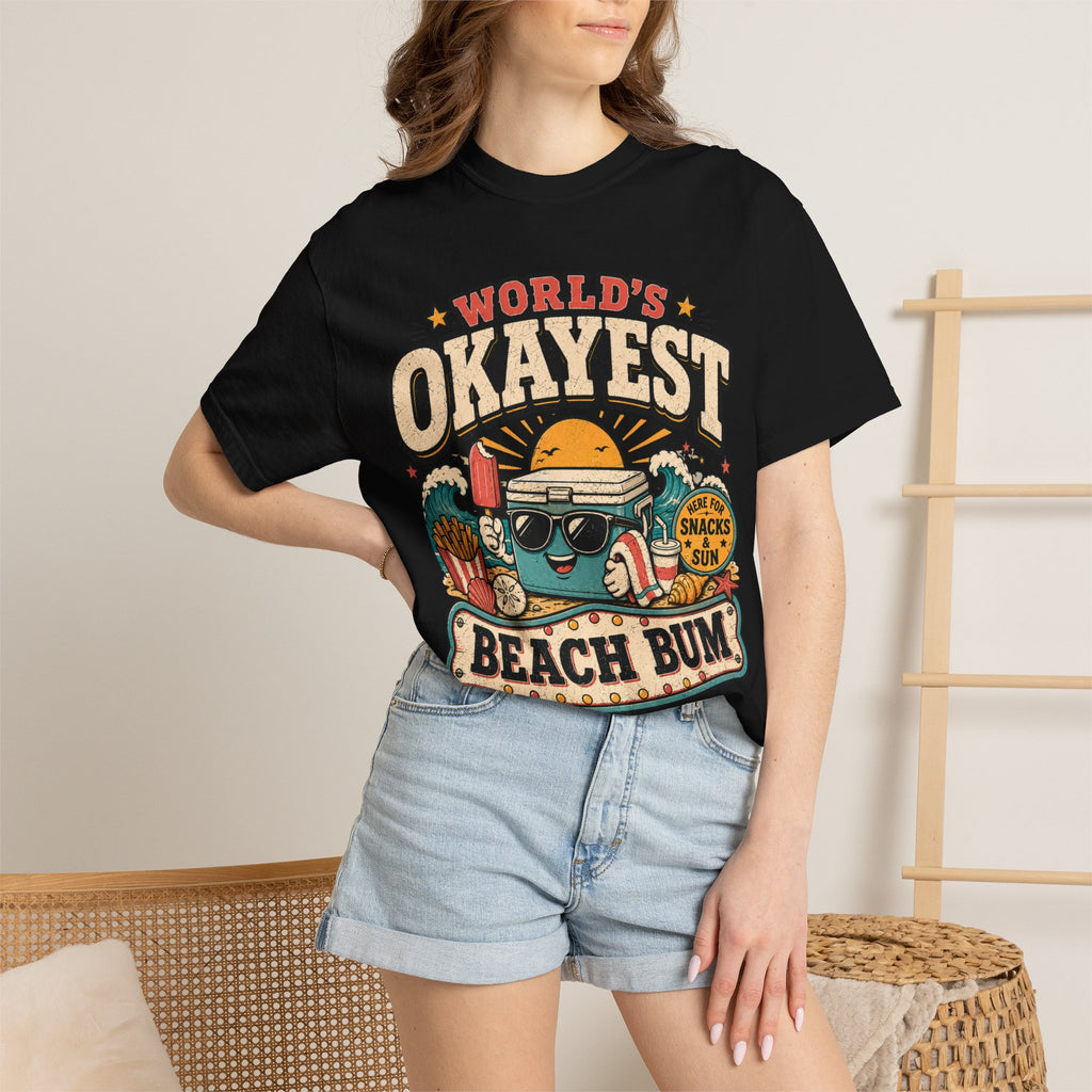 Worlds Okayest Beach Bum Cooler