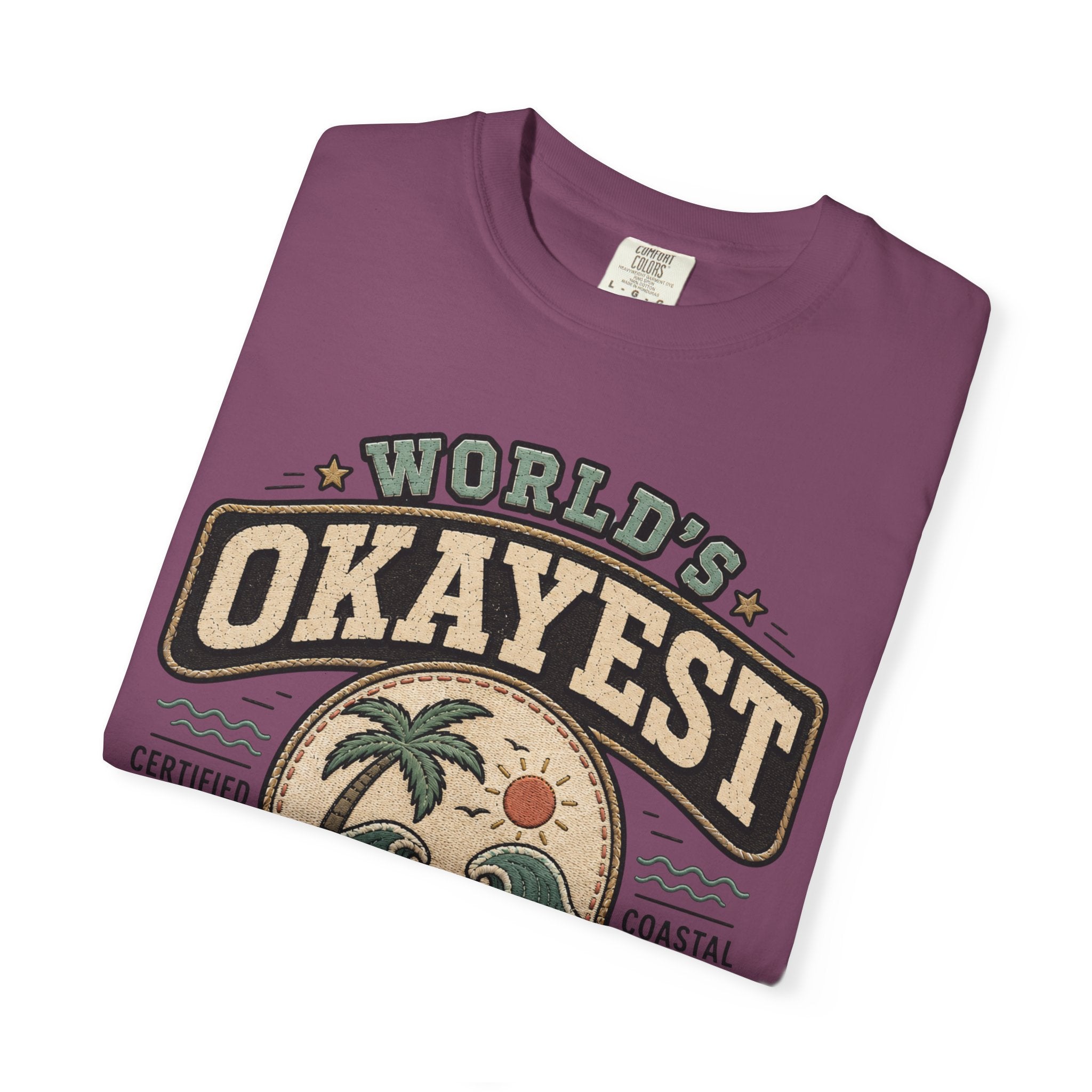 Worlds Okayest Beach Bum Patch