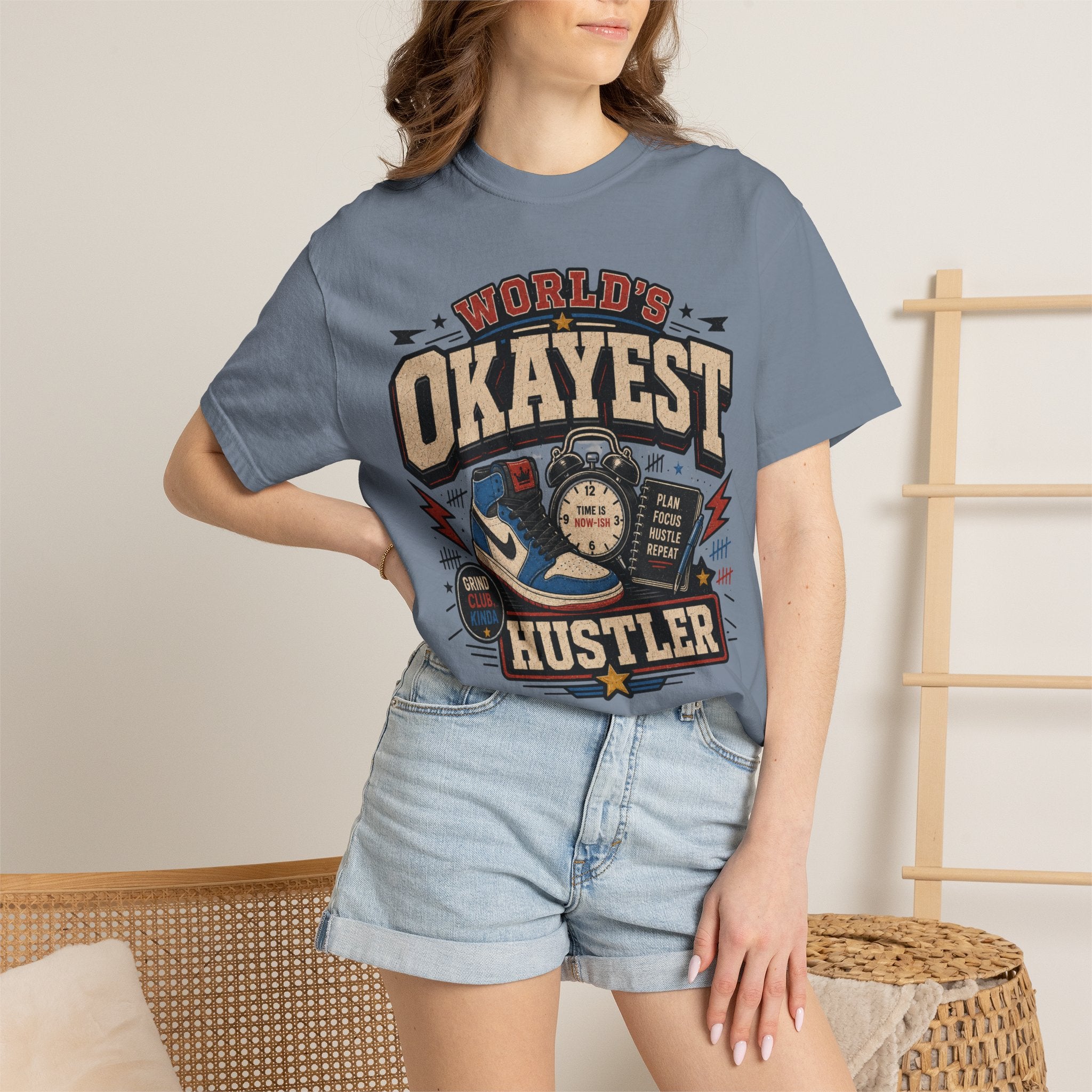 Worlds Okayest Hustler Shoe