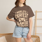 Worlds Okayest Gamer Text