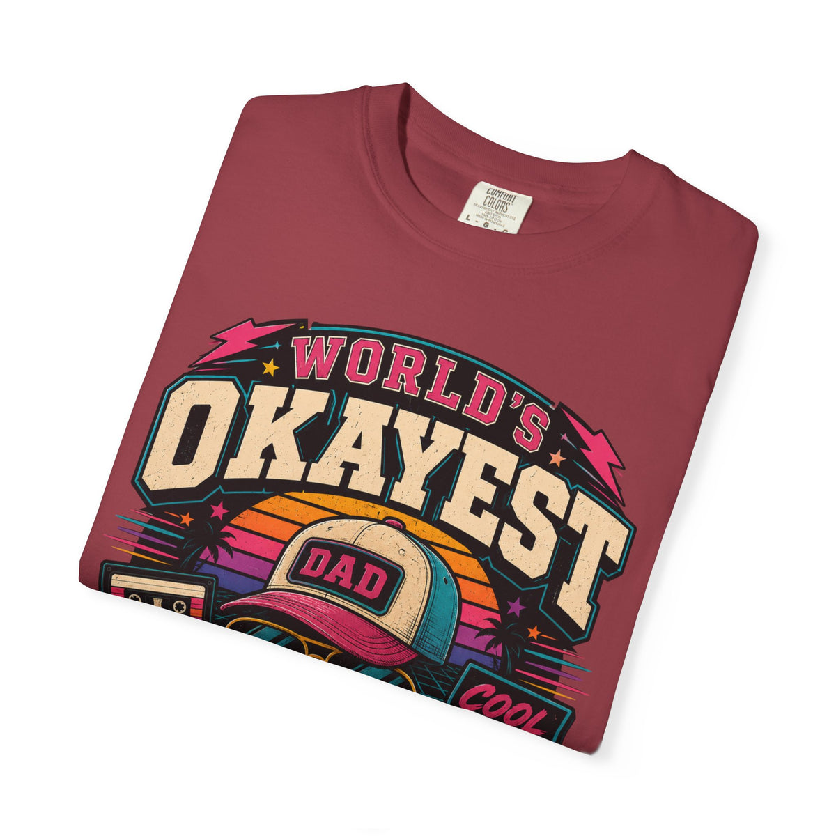 Worlds Okayest Dad 80's