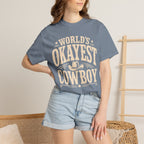 Worlds Okayest Cowboy Text