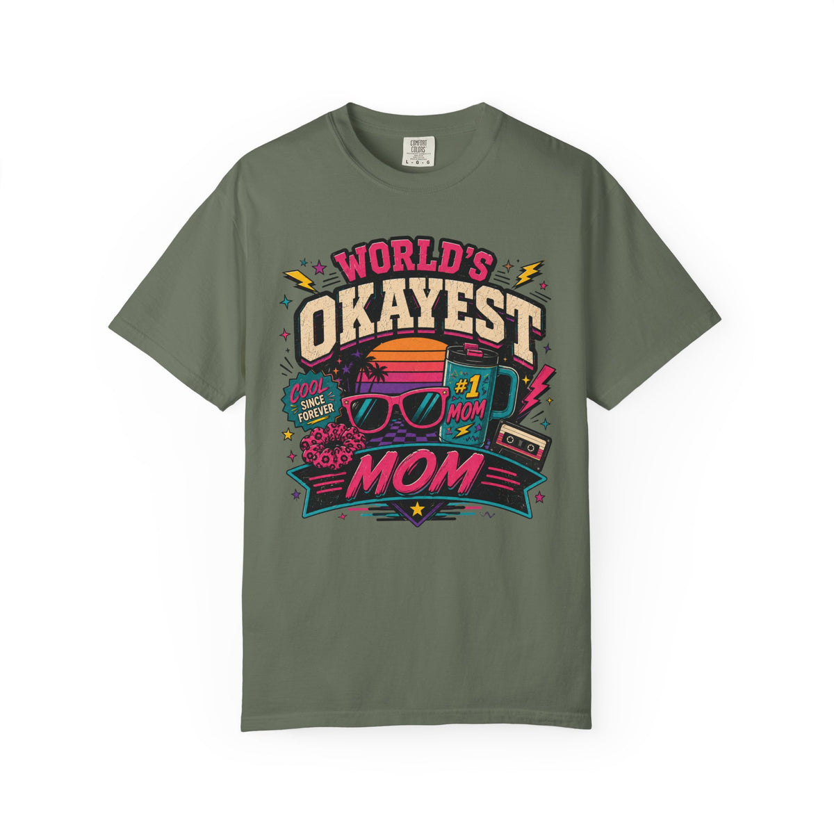 Worlds Okayest Mom 80's