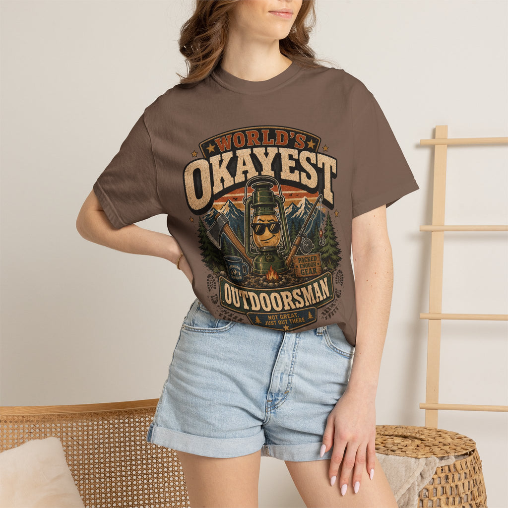 Worlds Okayest Outdoorsman Lantern