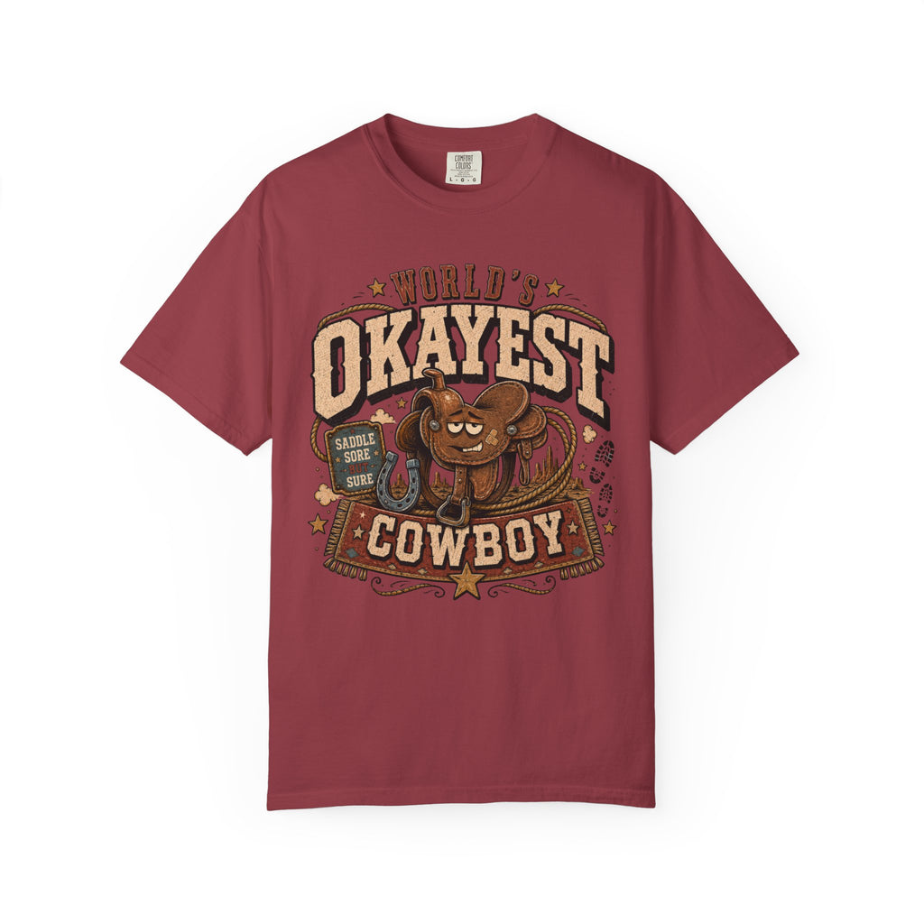 Worlds Okayest Cowboy Saddle