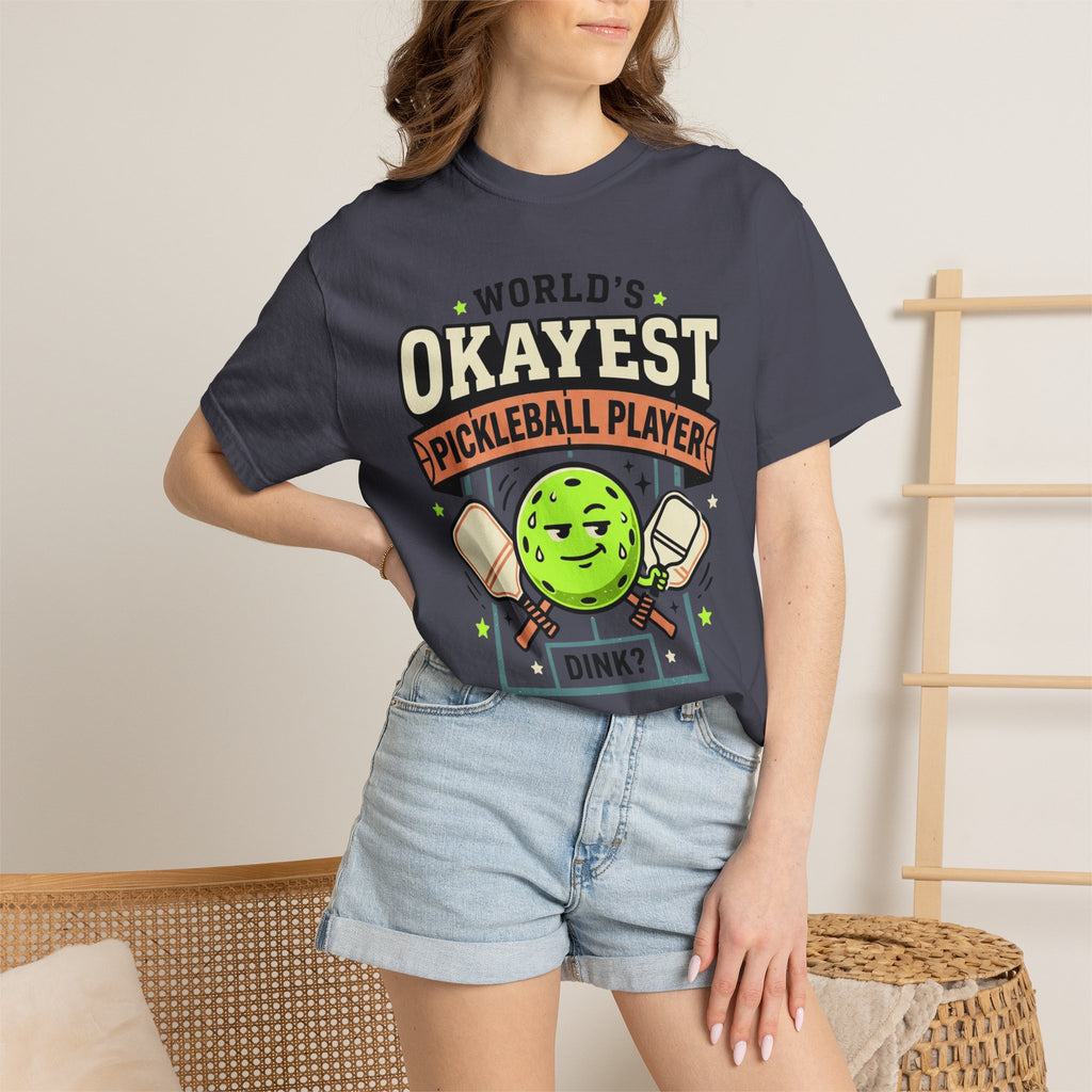 Worlds Okayest Pickleball Player Green