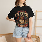 Worlds Okayest Fireman Coffee Cup