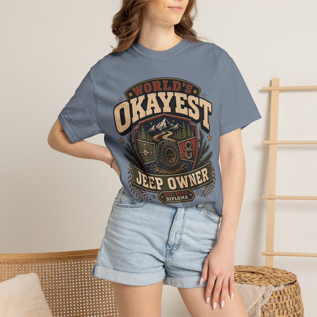 Worlds Okayest Jeep Owner Badge