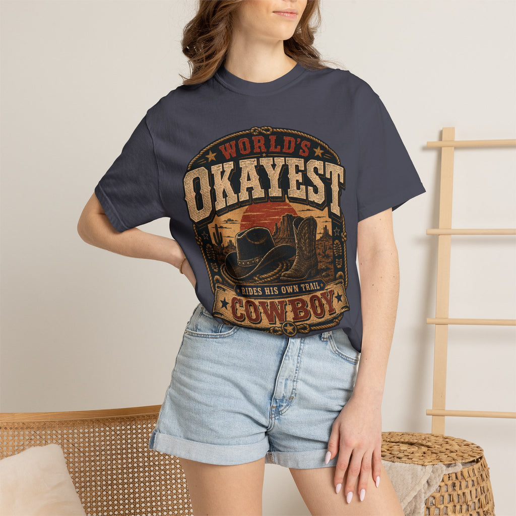 Worlds Okayest Cowboy Sunset