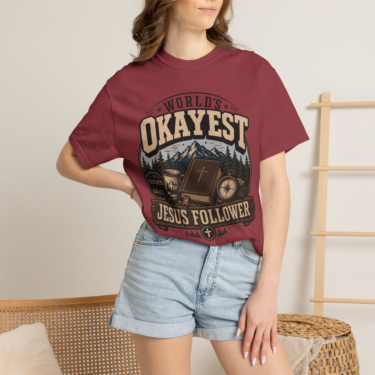 Worlds Okayest Jesus Follower Badge