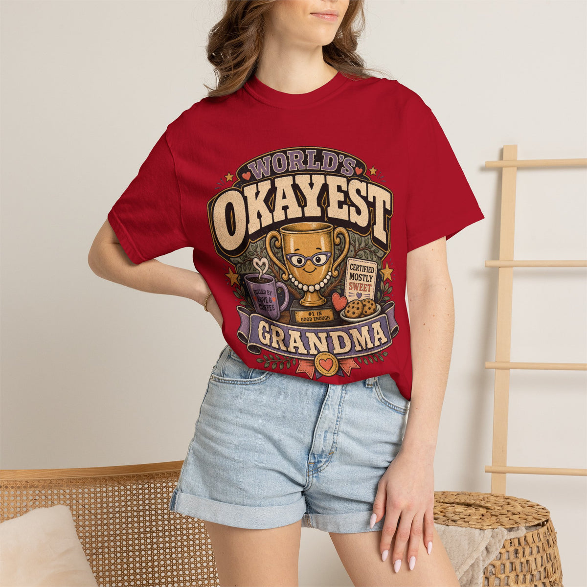 Worlds Okayest Grandma Trophy