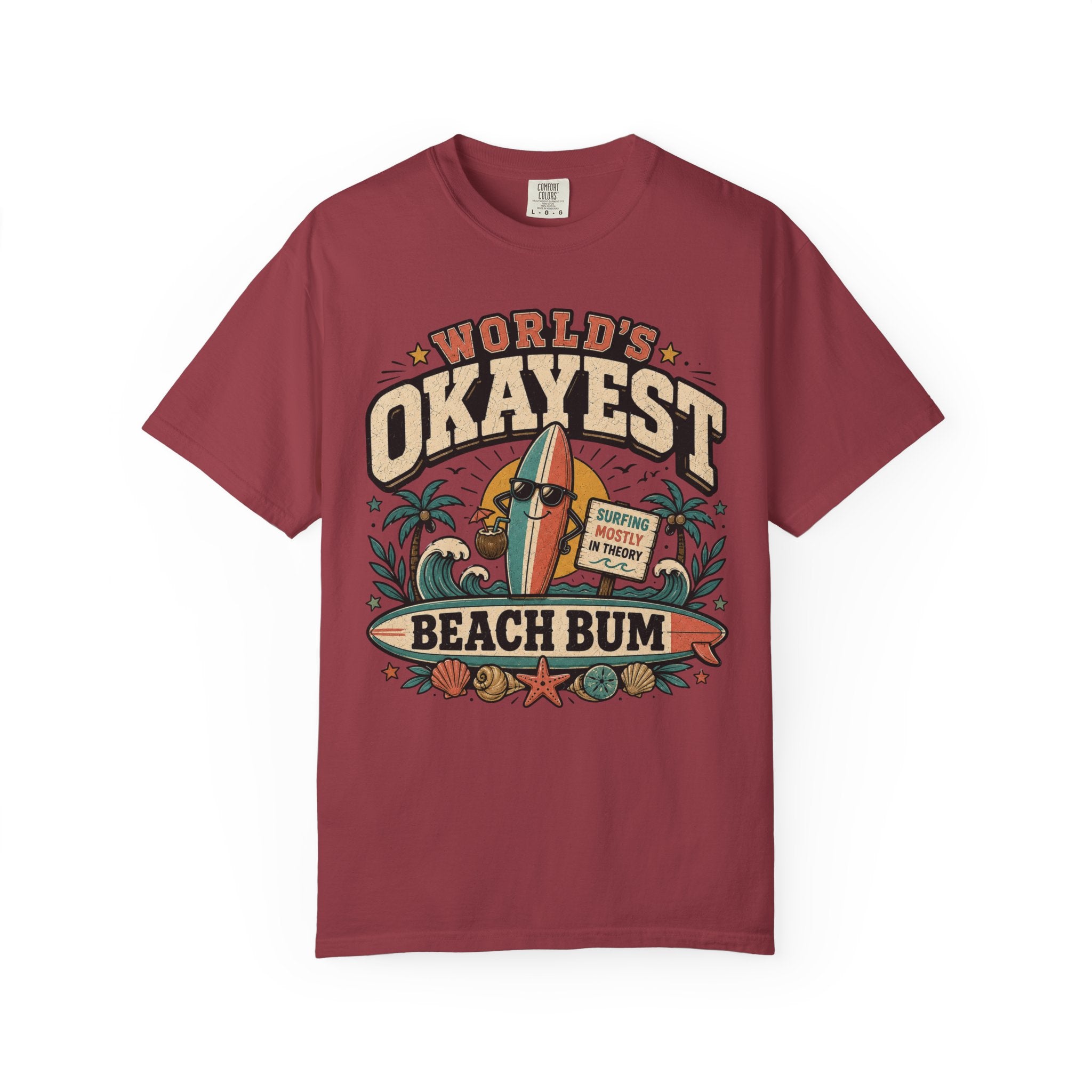 Worlds Okayest Beach Bum Fun Board
