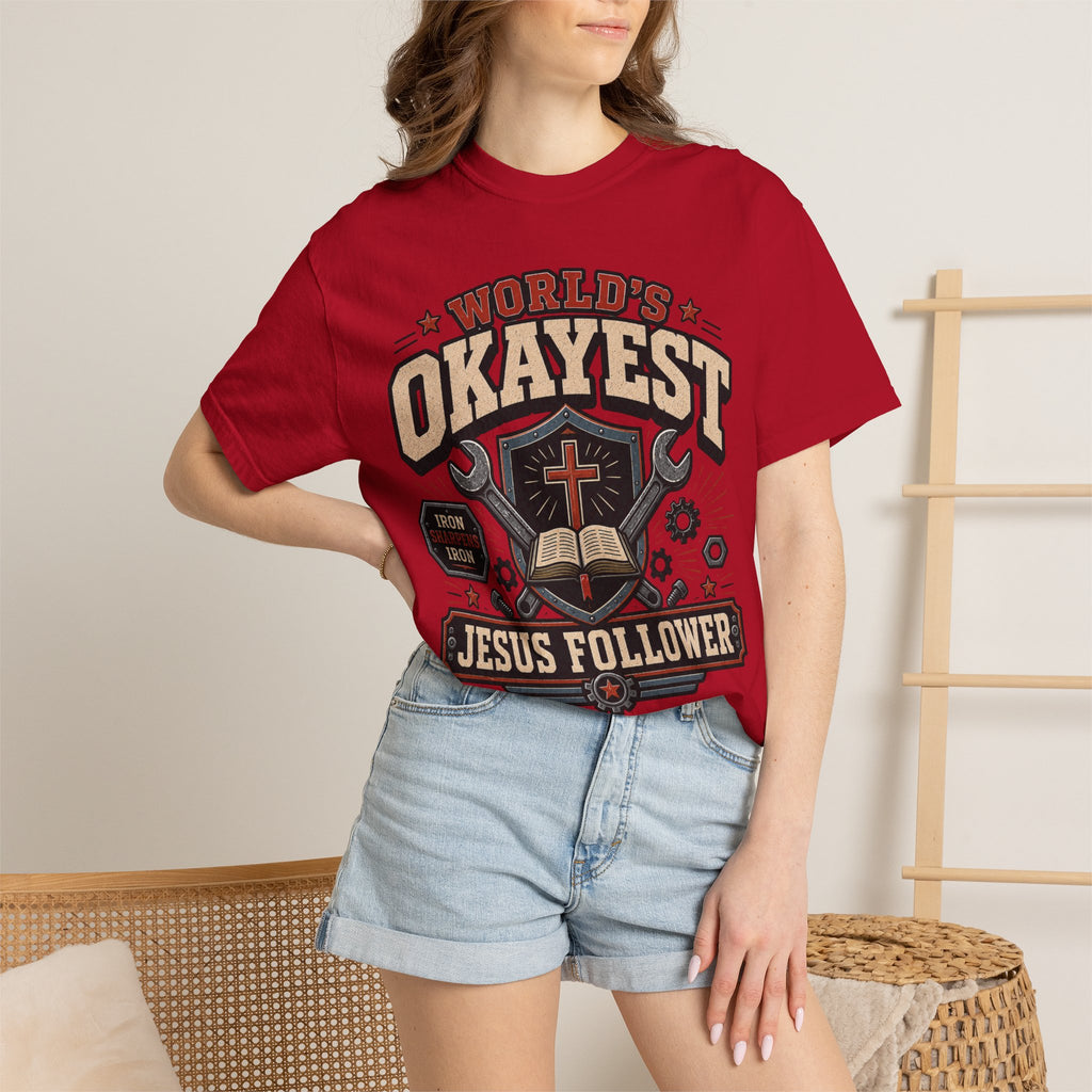 Worlds Okayest Jesus Follower Iron