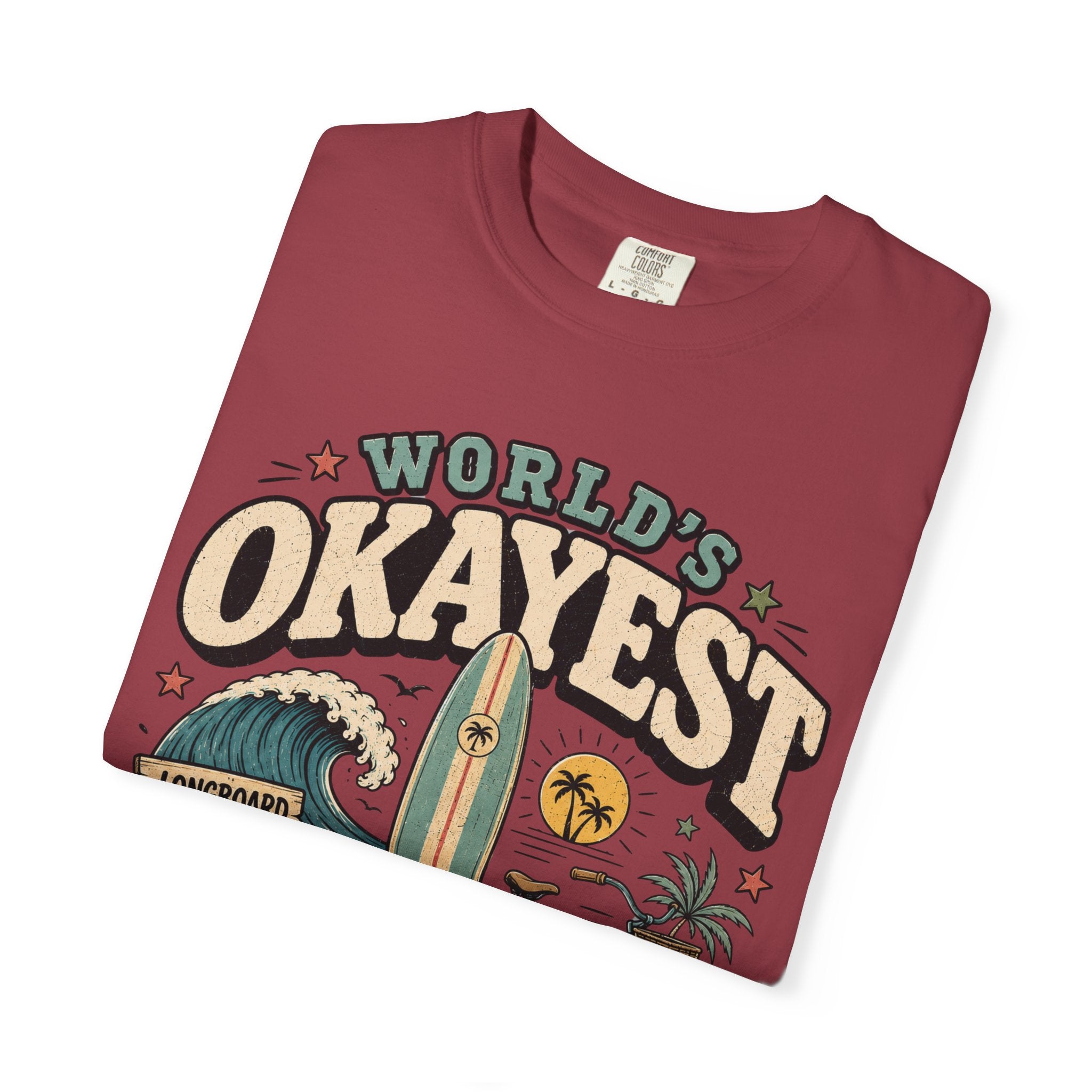Worlds Okayest Beach Bum Longboard