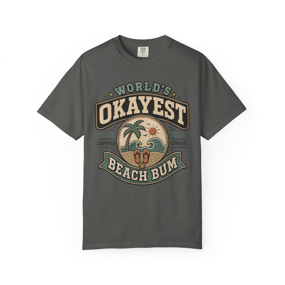 Worlds Okayest Beach Bum Patch