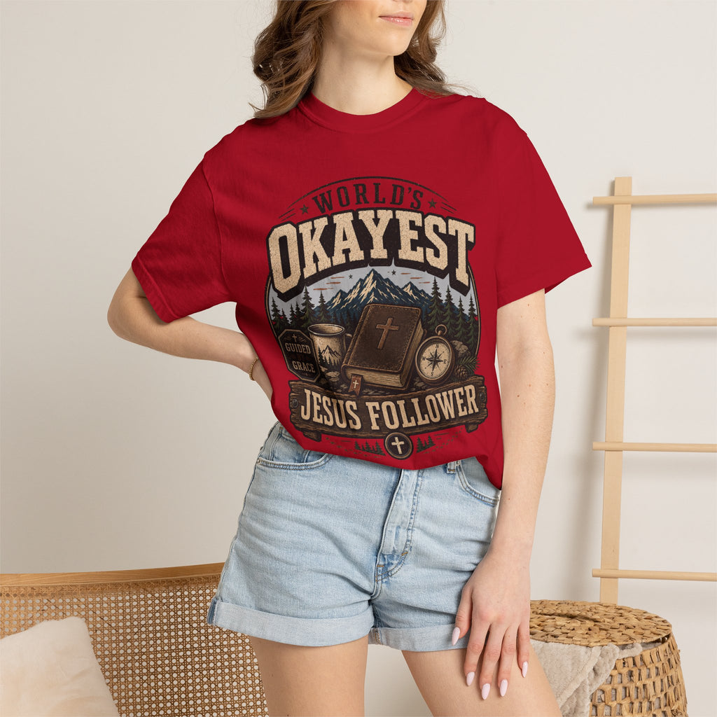 Worlds Okayest Jesus Follower Badge