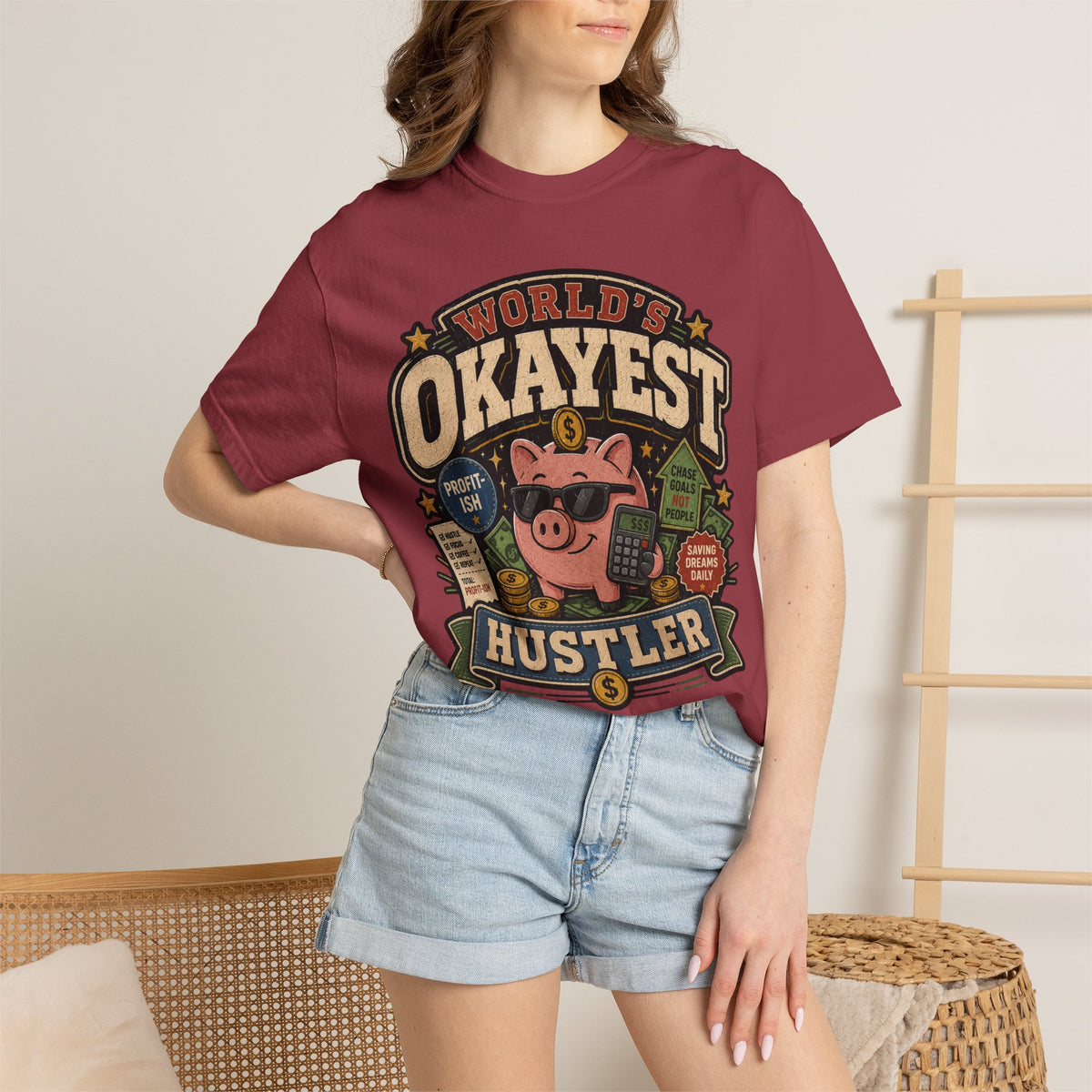 Worlds Okayest Hustler Piggy