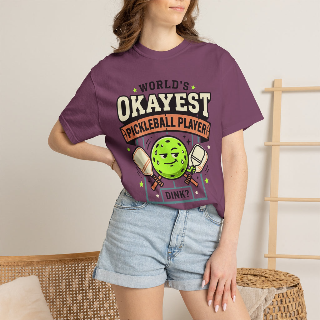 Worlds Okayest Pickleball Player Green