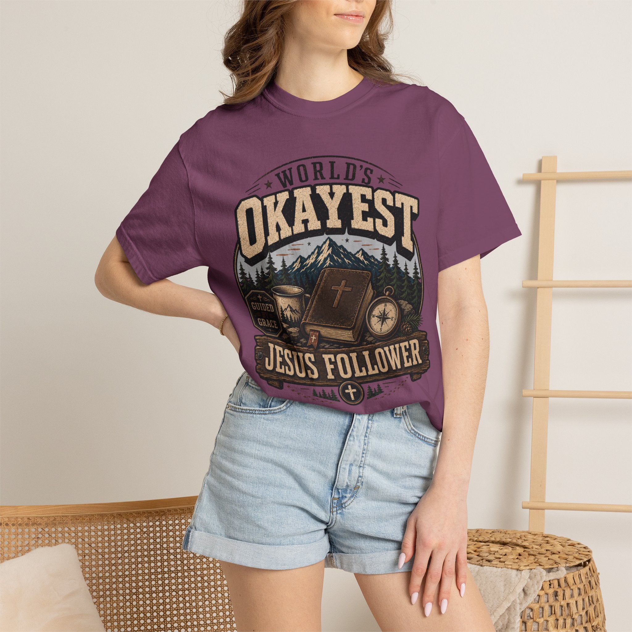Worlds Okayest Jesus Follower Badge