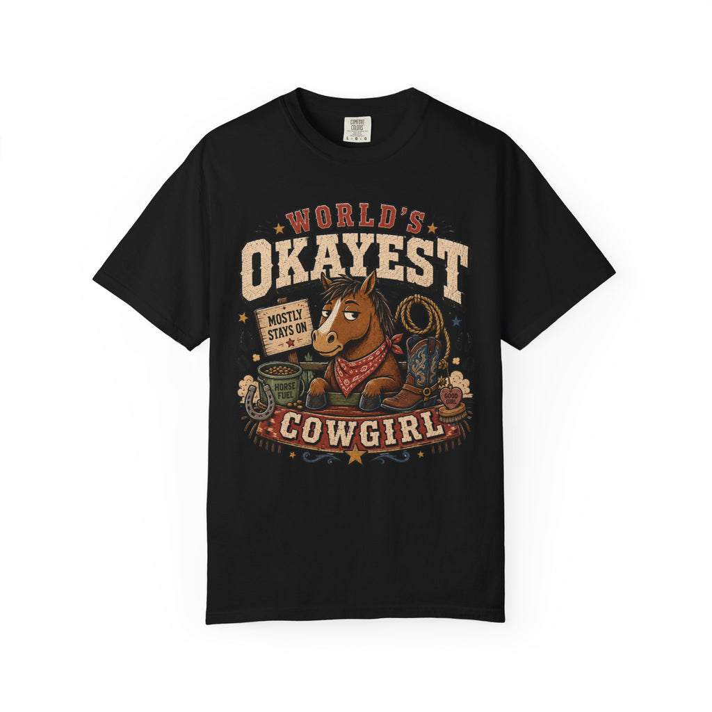 Worlds Okayest Cowgirl Horse