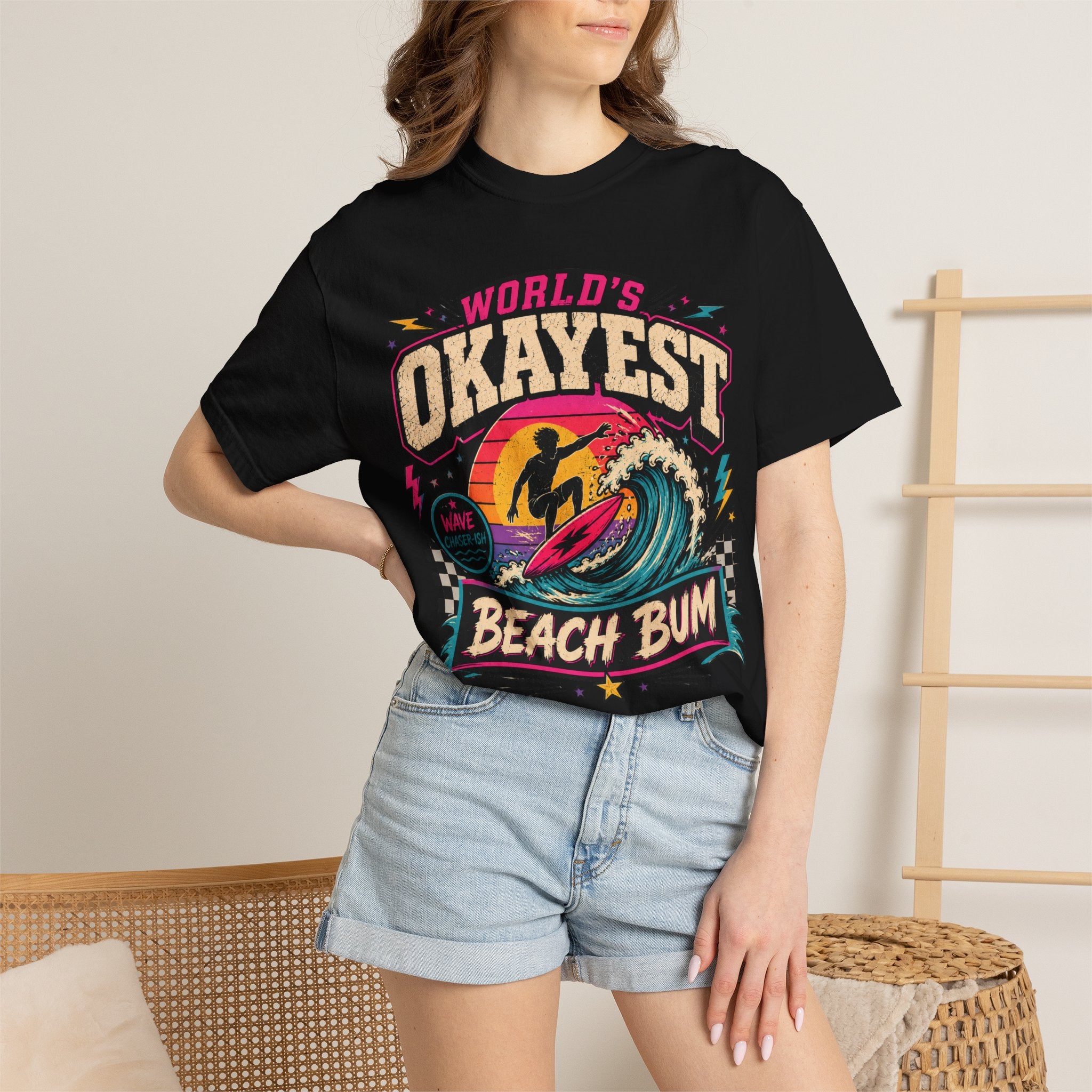 Worlds Okayest Beach Bum 80's