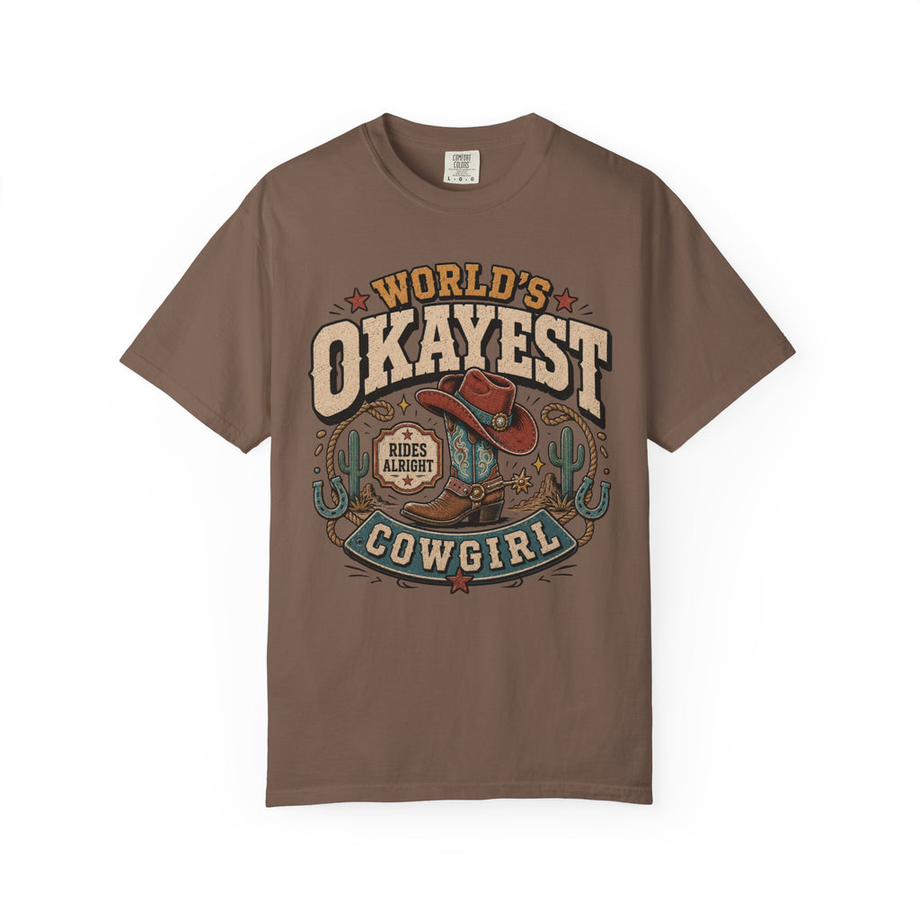 Worlds Okayest Cowgirl Boot