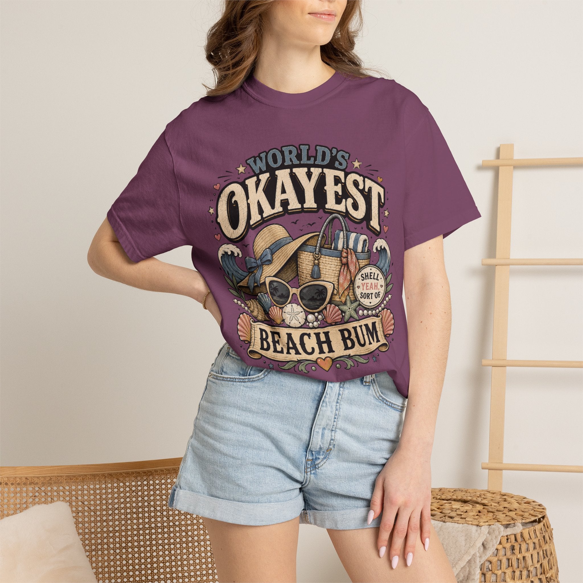 Worlds Okayest Beach Bum Mom