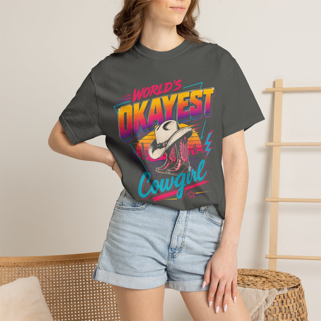 Worlds Okayest Cowgirl 80's