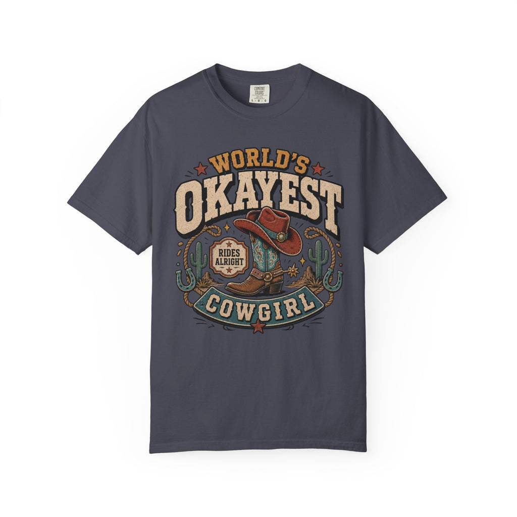 Worlds Okayest Cowgirl Boot