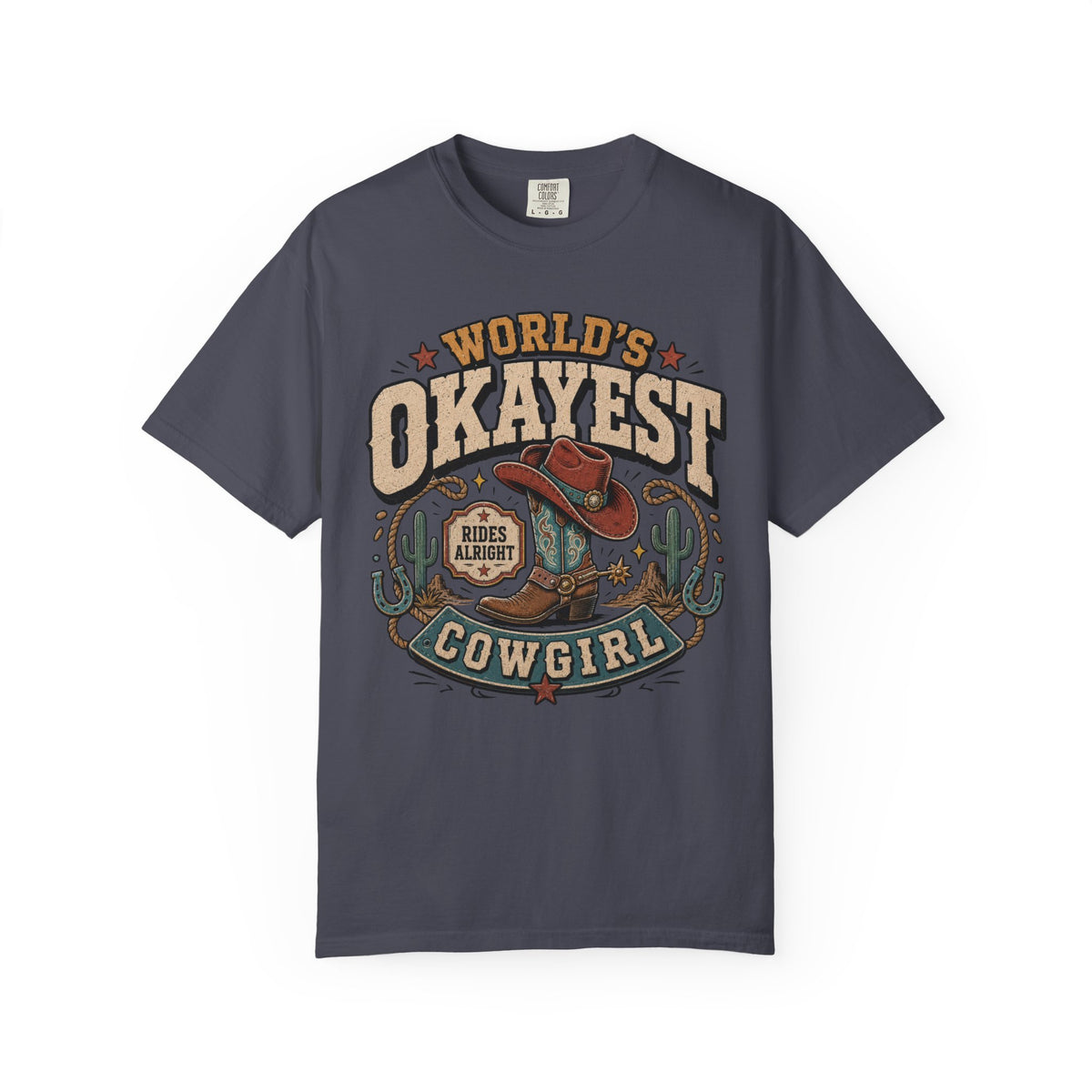 Worlds Okayest Cowgirl Boot