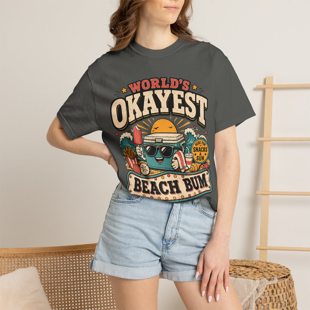 Worlds Okayest Beach Bum Cooler