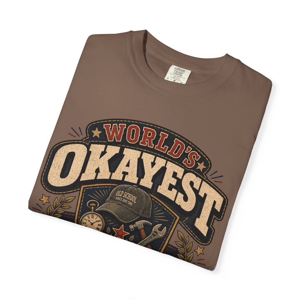 Worlds Okayest Grandpa Badge