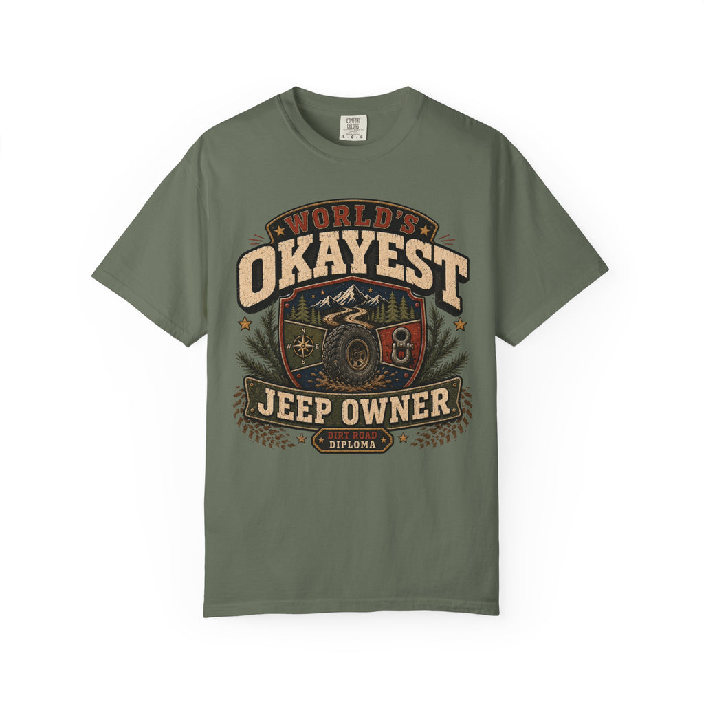 Worlds Okayest Jeep Owner Badge