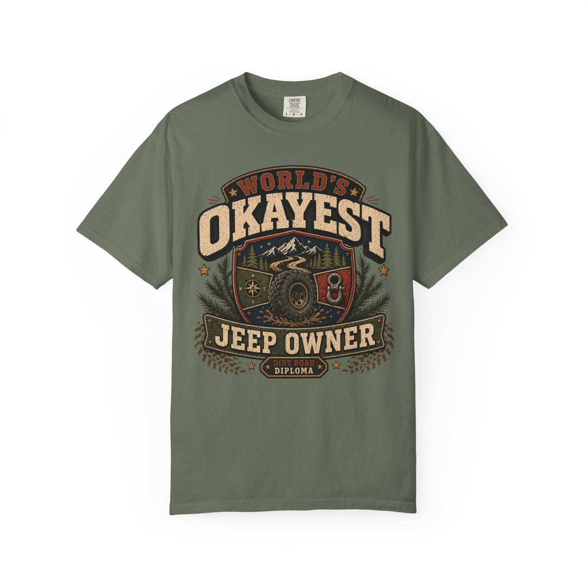Worlds Okayest Jeep Owner Badge