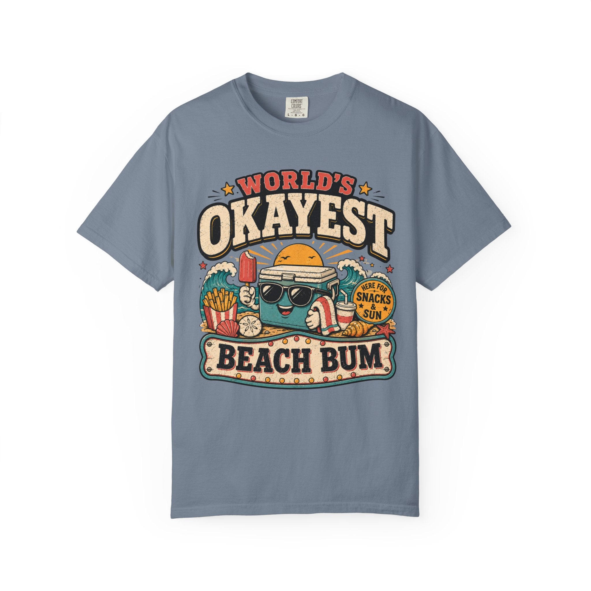 Worlds Okayest Beach Bum Cooler