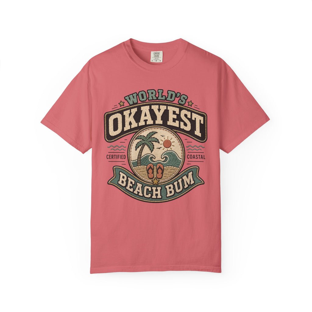 Worlds Okayest Beach Bum Patch