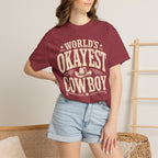 Worlds Okayest Cowboy Text