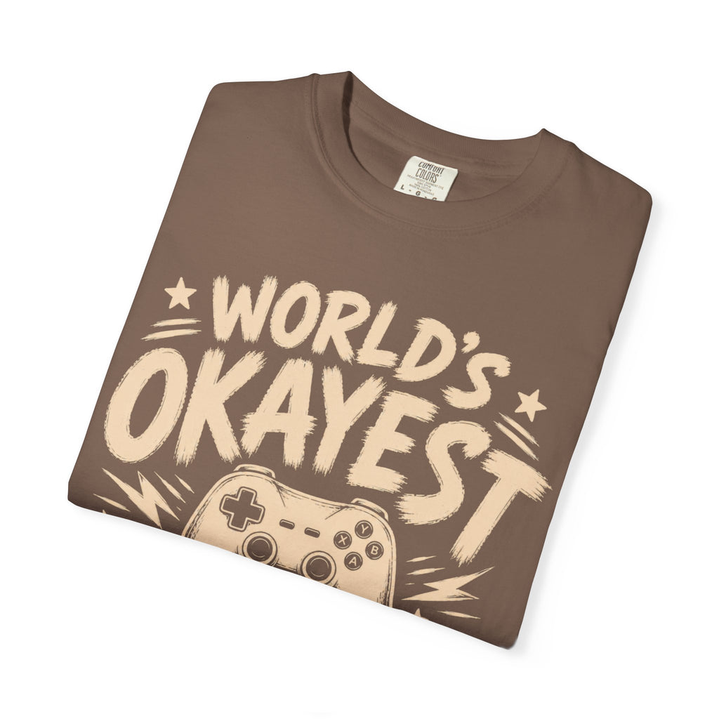 Worlds Okayest Gamer Text