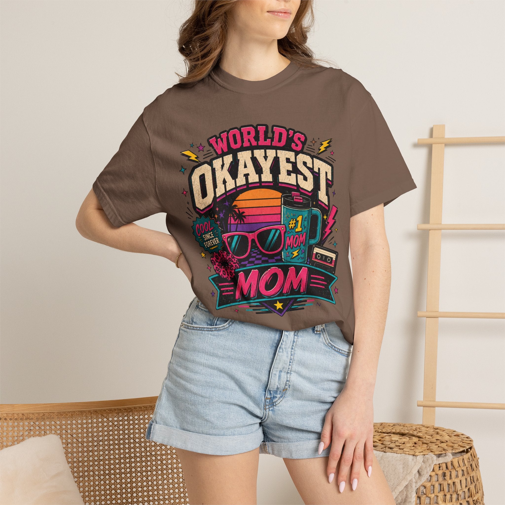 Worlds Okayest Mom 80's