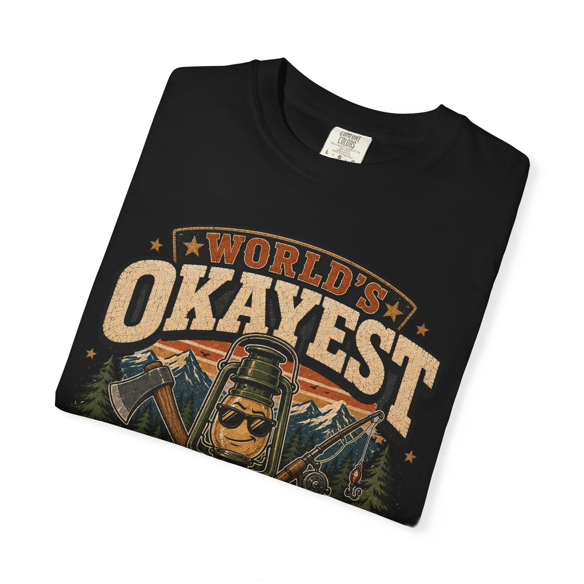 Worlds Okayest Outdoorsman Lantern