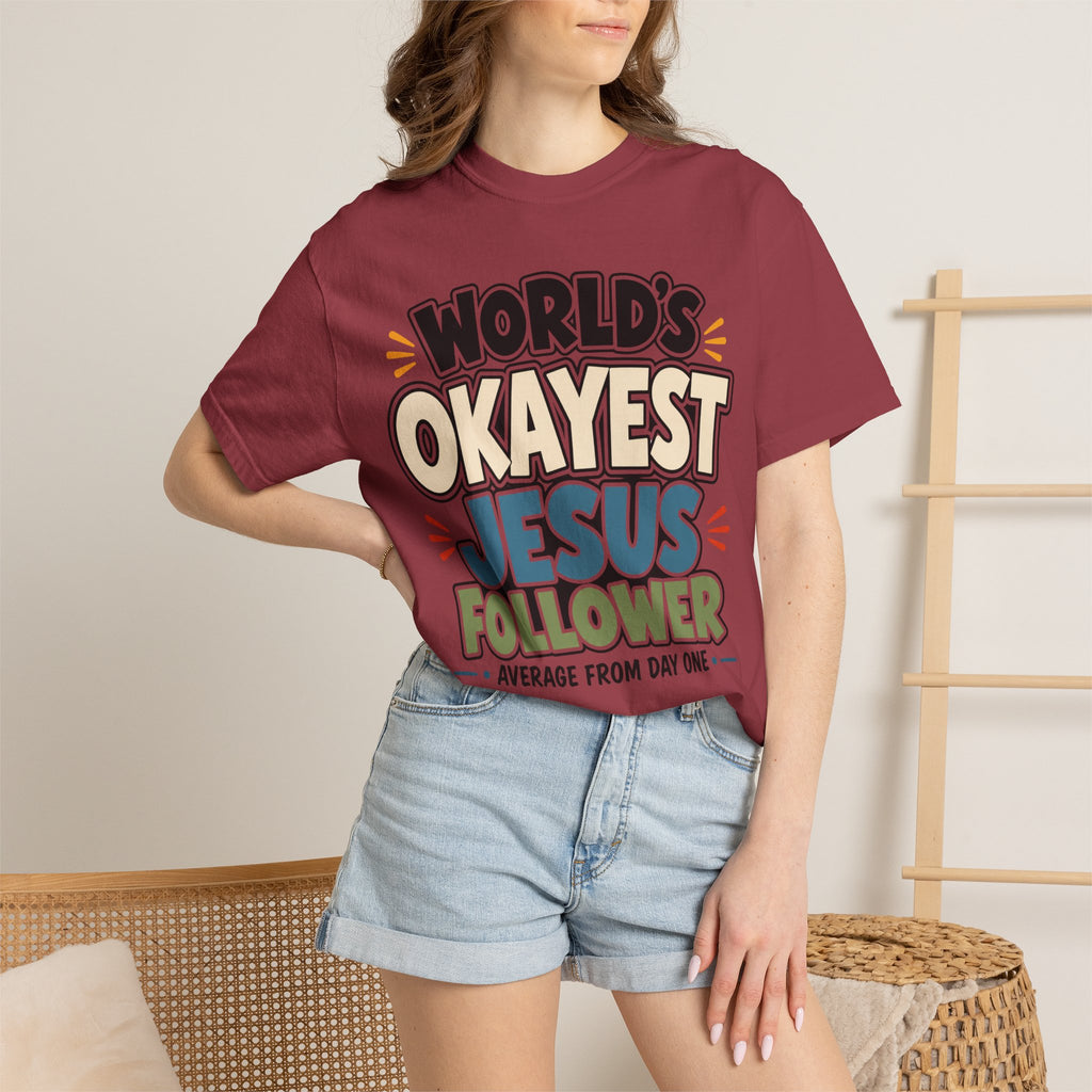 Worlds Okayest Jesus Follower Text