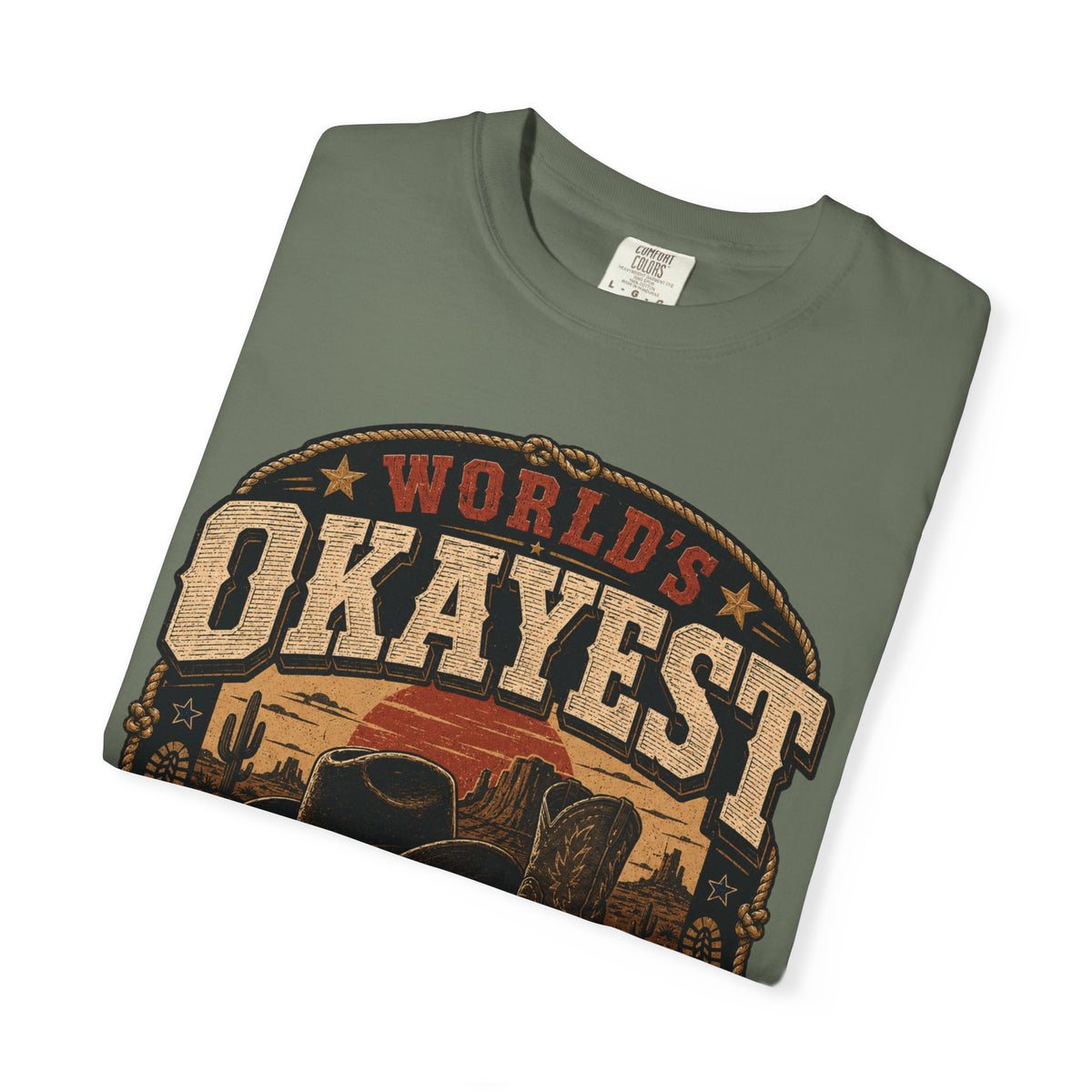Worlds Okayest Cowboy Sunset