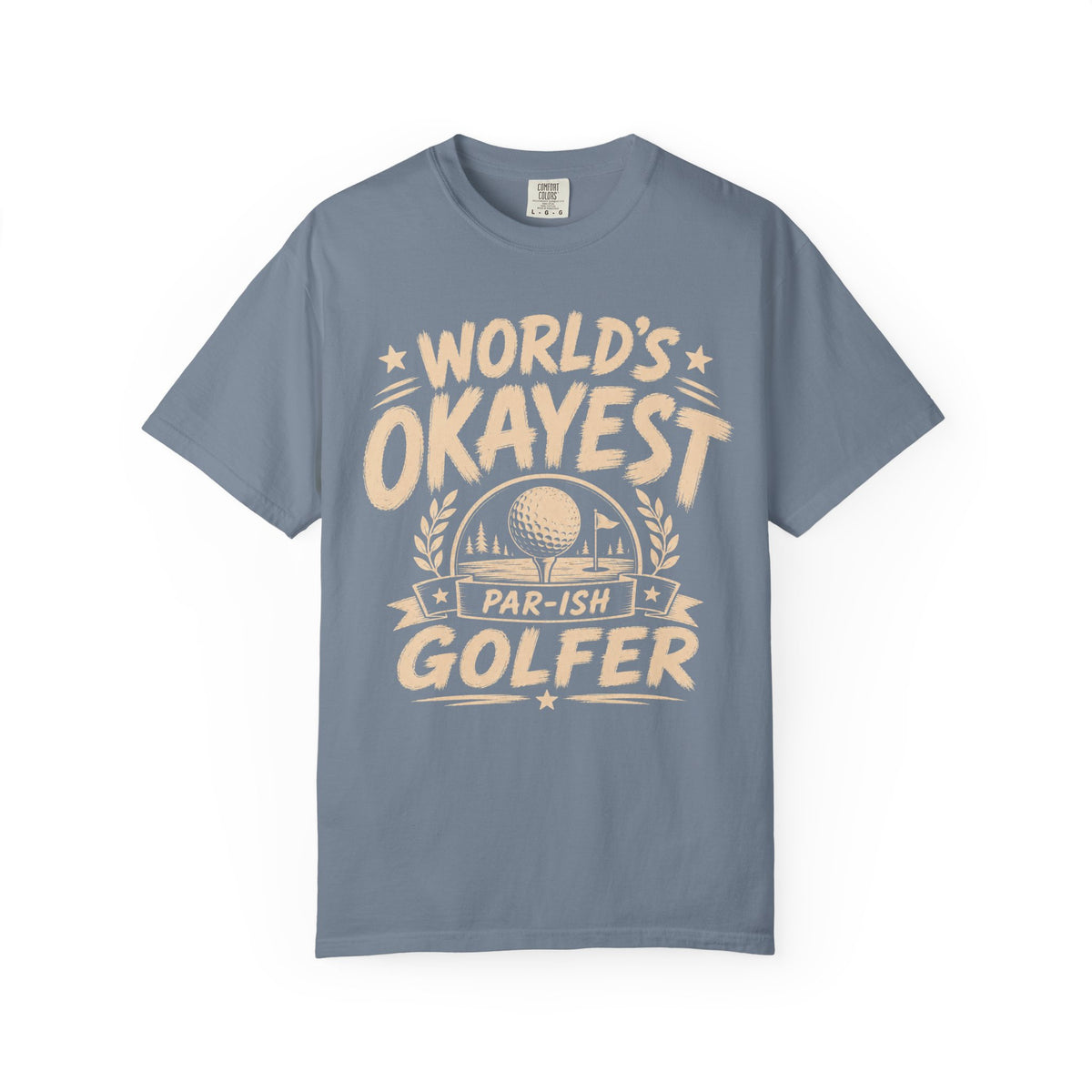 Worlds Okayest Golfer Text