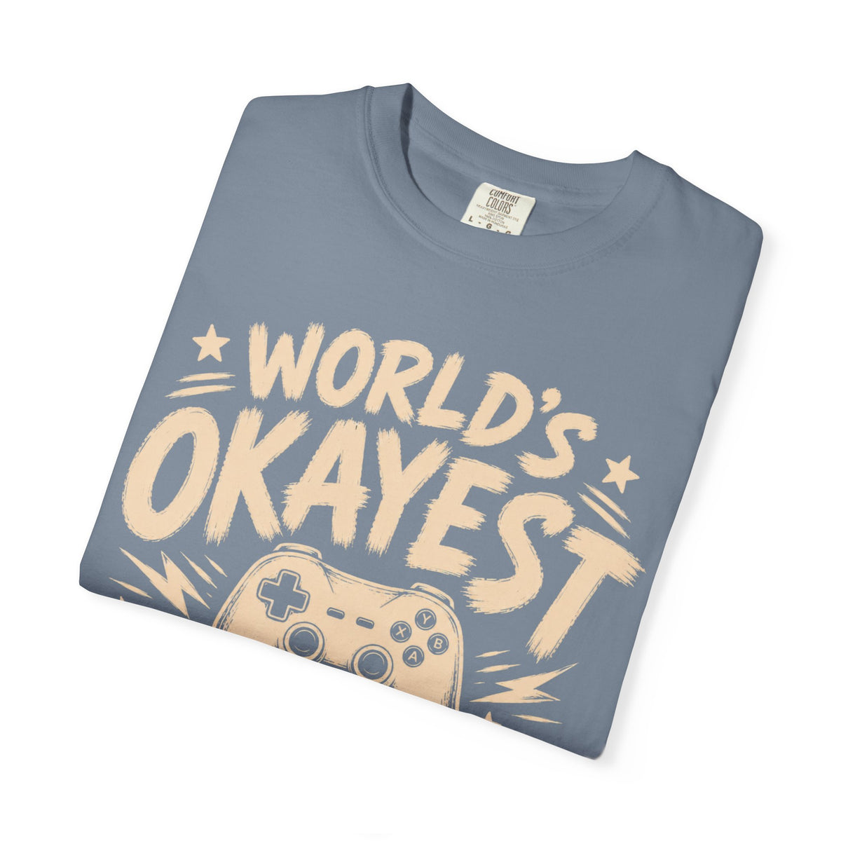 Worlds Okayest Gamer Text