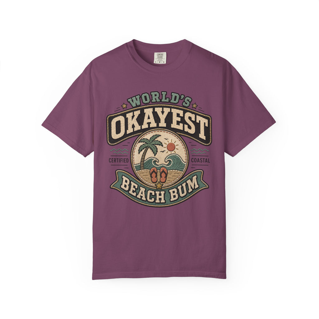 Worlds Okayest Beach Bum Patch