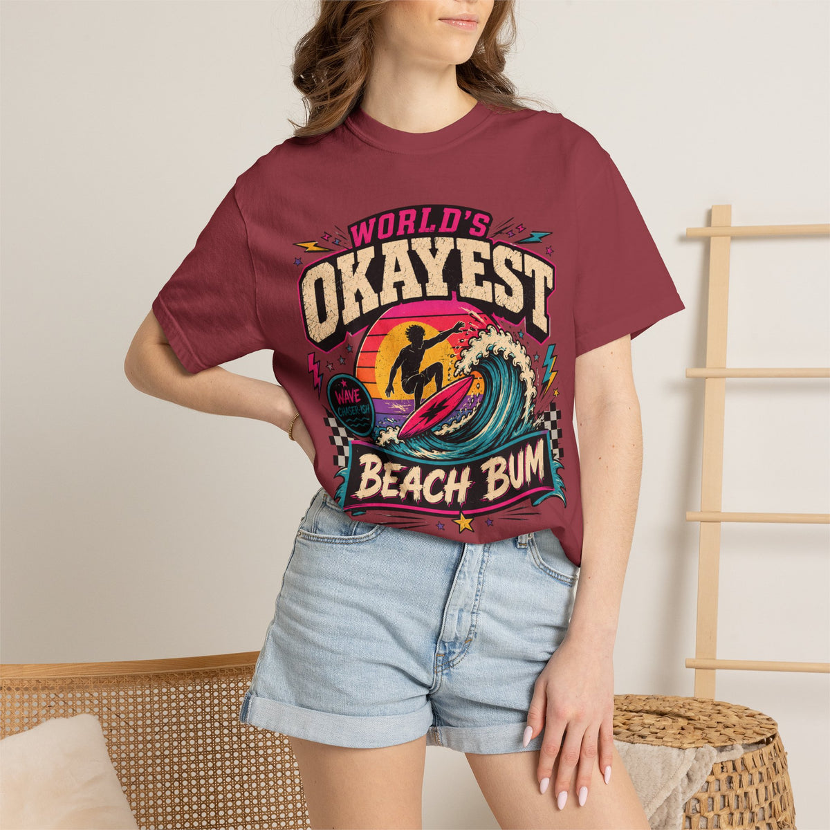 Worlds Okayest Beach Bum 80's