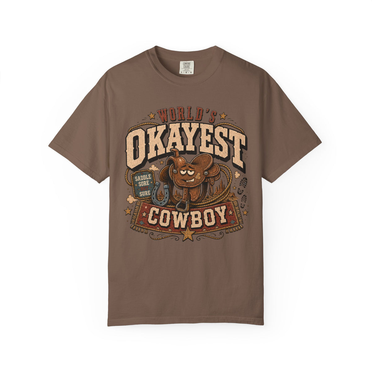 Worlds Okayest Cowboy Saddle