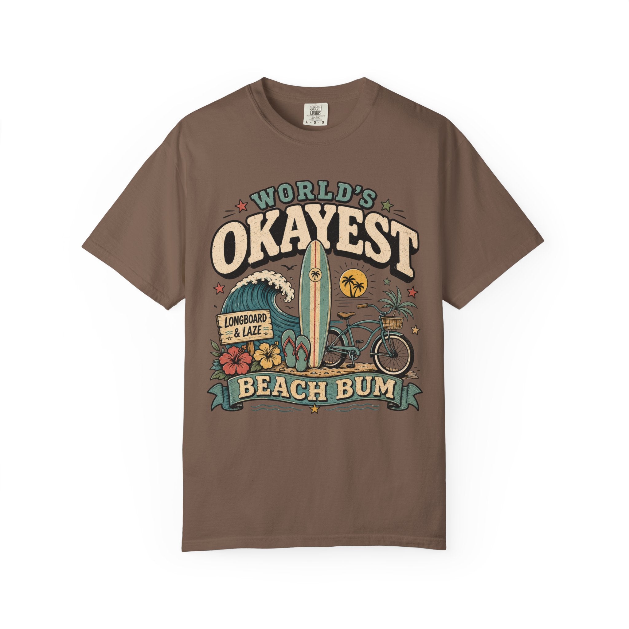 Worlds Okayest Beach Bum Longboard
