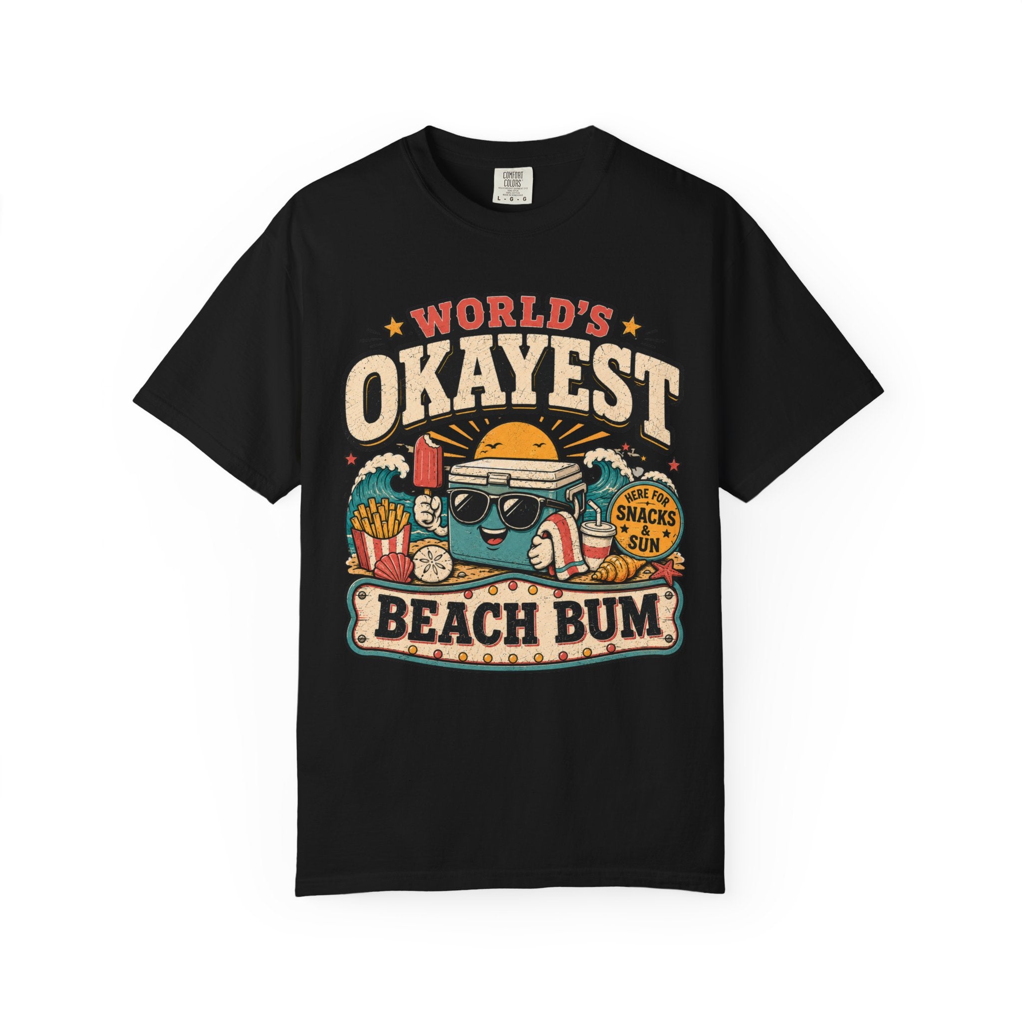 Worlds Okayest Beach Bum Cooler